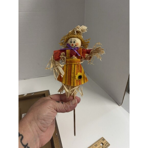 7 Piece Fall Custom Bundle Sign Pumpkins Scarecrow - Picture 7 of 8